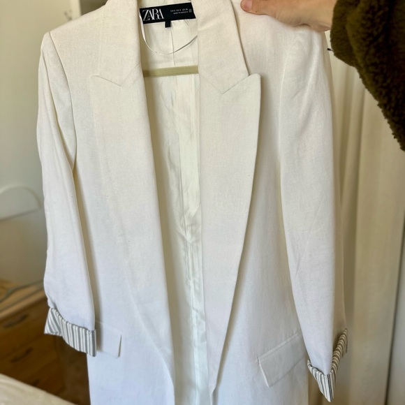 Zara Linen Blazer – Paris Collection (Never Worn) - Picture 2 of 5